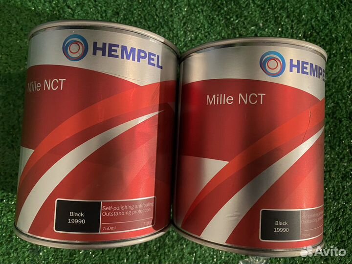 Необрастающая краска Mille NCT, черная, 0,75 л