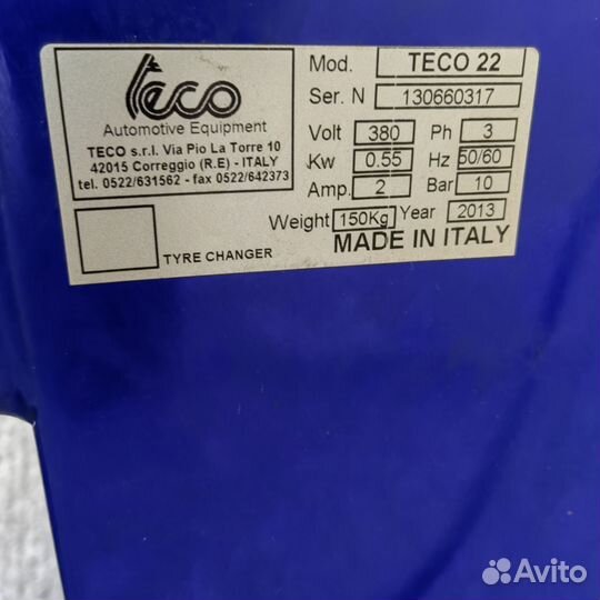 Шиномонтажный станок Teco 22