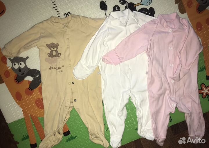Вещи пакетом на девочку с рождения от 56 до 62