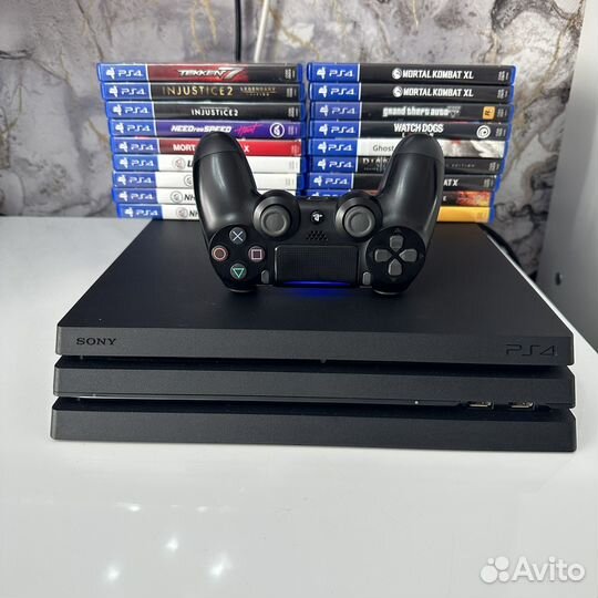 Sony PS4 Pro 1Tb + 20 Игр / FIFA 23 / UFC 4