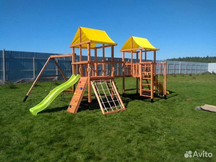 Монтаж детских площадок