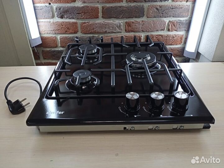 Газовая варочная панель Simfer H45V35B571, черный