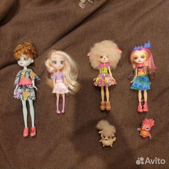 Куклы барби, монстер хай, энчантималс, братц