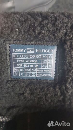 Ботильоны женские на 38-38,5 размер Tommy Hilfiger