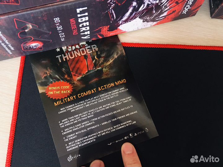 Игровой коврик для мыши большой 80х30х0.3, новый