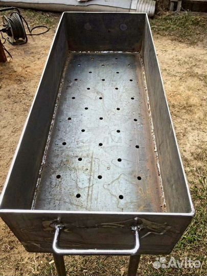 Мангал 4мм.со съёмными ножками