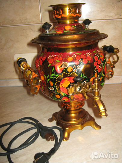 Электросамовар Хохлома