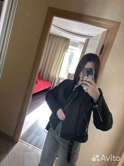 Дубленка женская zara