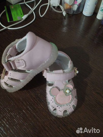 Сандали для девочки 19 размер