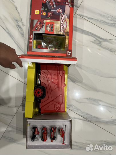 Игровой набор Машина-трансформер Пожарная станция