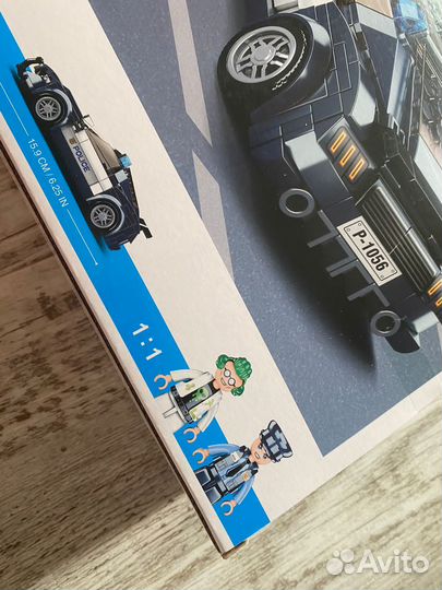 Аналог lego (Sluban) полицейская машина новый