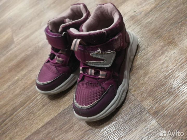 Ботинки демисезонные для девочки для двойняшек