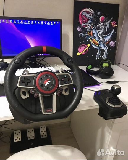 Игровой руль FlashFire Suzuka Racing Wheel ES900R