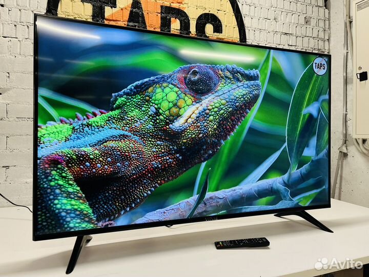 Большой безрамочный Витязь 127см 4K SMART TV UHD