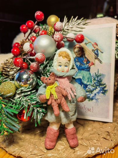 Игрушки из ваты ручной работы