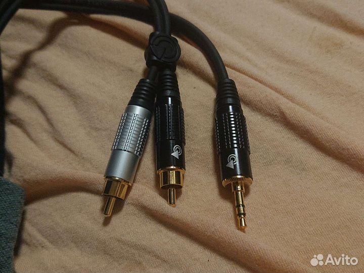 Кабель mini Jack - 2 RCA Bespeco eaymsr150 1.5 м