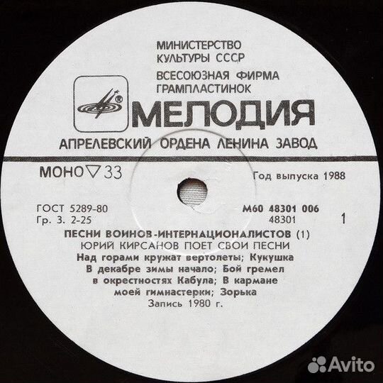 LP.Various – Время Выбрало Нас -1 - 1988