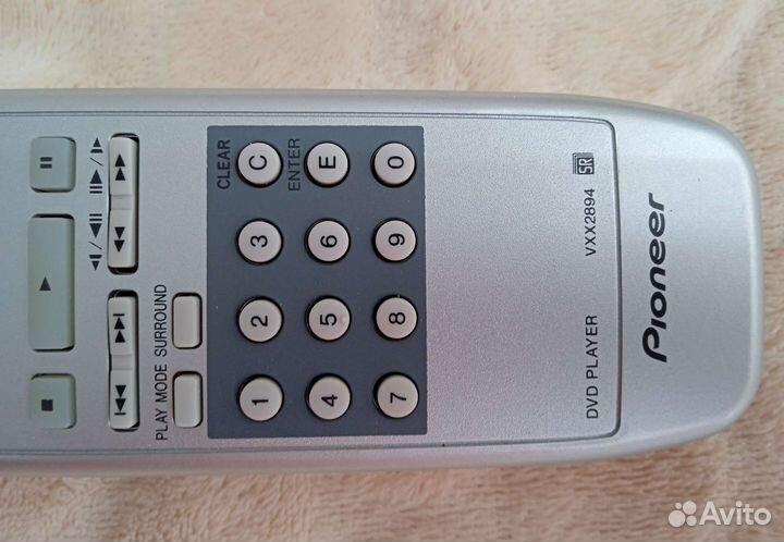 Pioneer DV 868/668. Пульт