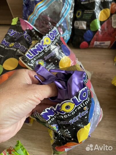 Шары воздушные линколуны разные