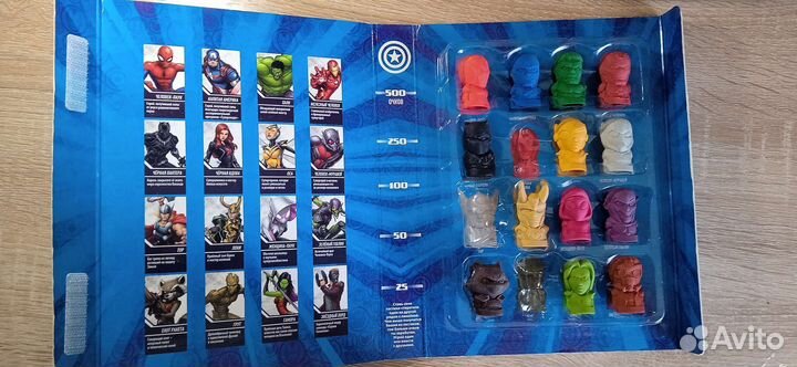 Раритетные стиратели Marvel из Пятëрочки