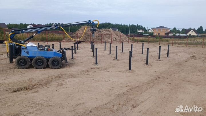 Сваи винтовые цены.Винтовые сваи под ключ