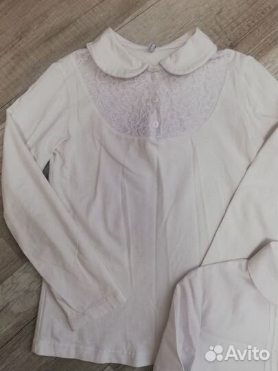 Блузки школьные для девочки, р. 140