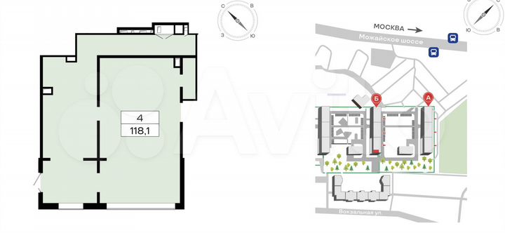 Ключи на руках, 118 м²