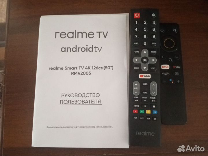 Телевизор Realme android SMART TV 4K На запчасти