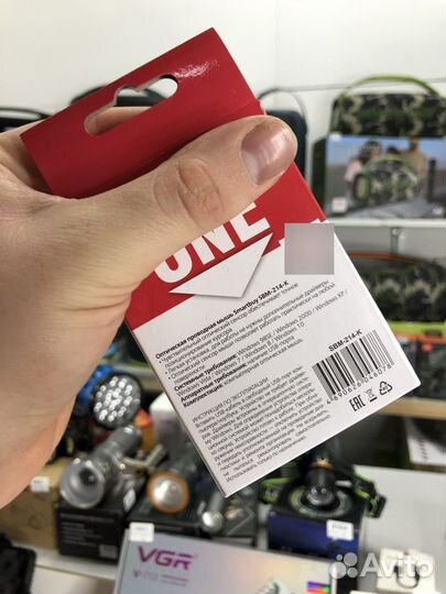 Мышь оптическая проводная smartbuy