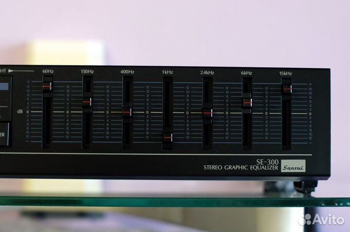 Винтажный, транзисторный эквалайзер Sansui SE-300