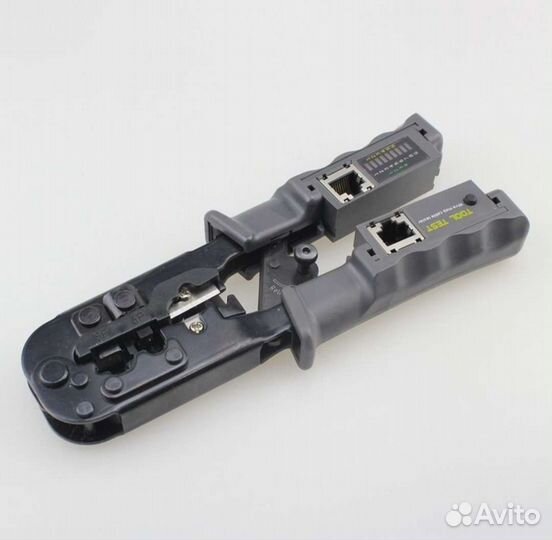 Обжимка rj45 + лан тестер встроенный
