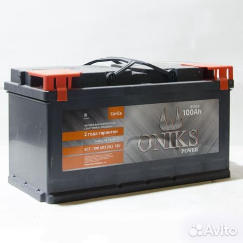 Автомобильный аккумулятор oniks 100 0/1