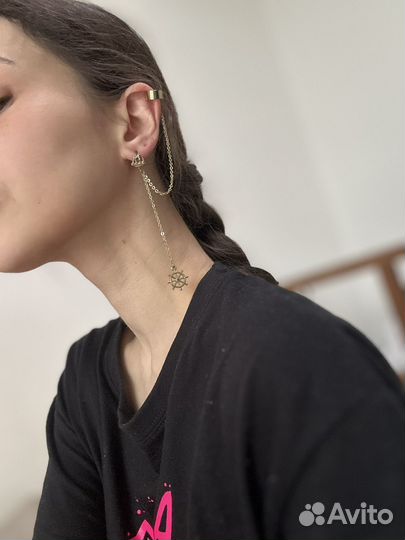 Серьги каффы