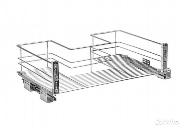Корзина сетка выдвижная под кухонную мойку