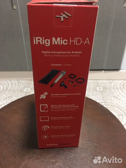 Irig mic hd-a микрофон для android новый