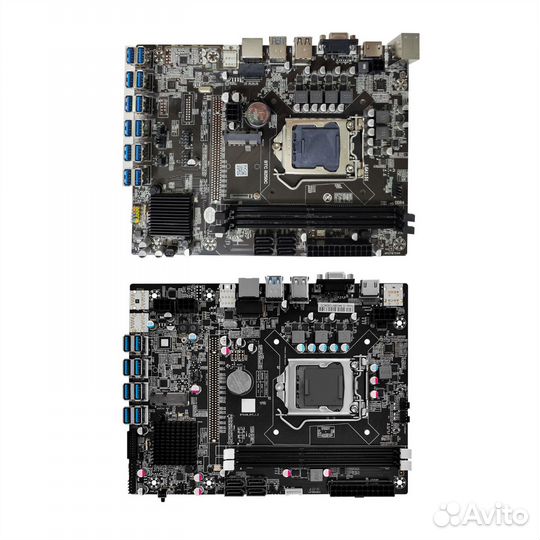 Мат.платы B75 B250c btc 8-12 USB последняя версия