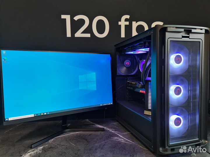 Пк Ryzen 5 5600X, RTX 3070, Монитор Redmi 165Hz