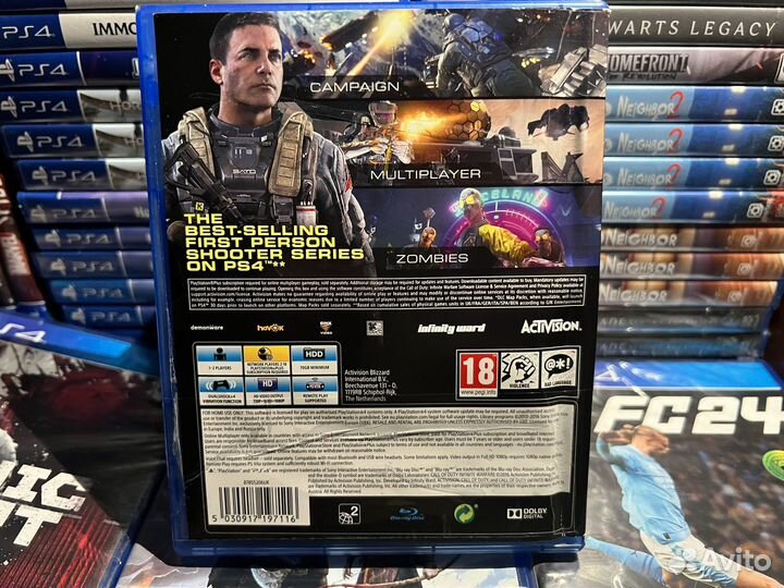 Диск Call of Duty Infinity Warfare PS4 Английская