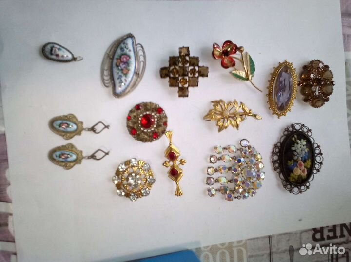 Винтажные броши с времён СССР