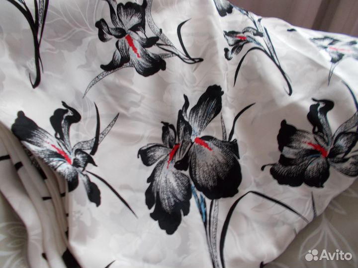 Отрез ткани шелк натуральный СССР