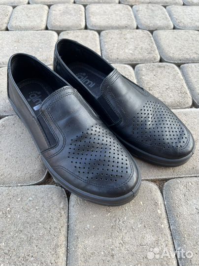 Туфли кожаные школьные 35