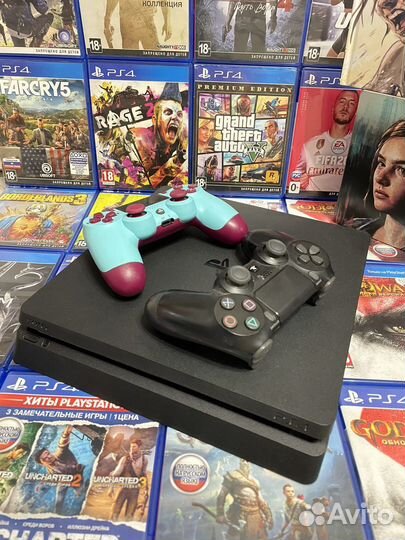 Sony Playstation 4 1Tb+15Игр + Гарантия