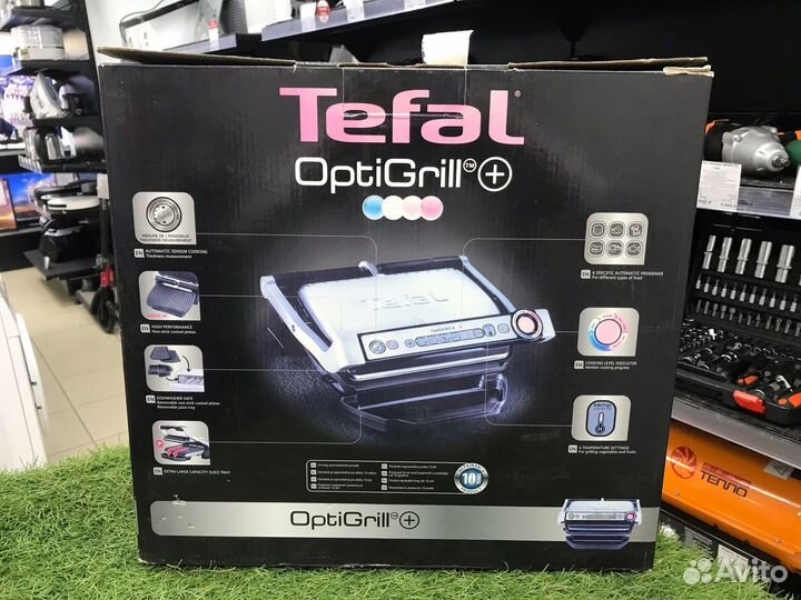 Электрогриль Tefal Optigrill+ GC712D34 (лб80а)
