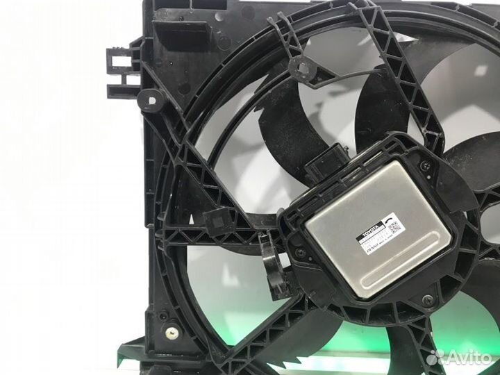 Диффузор+вентилятор охлаждения радиатора Rav4 (50)