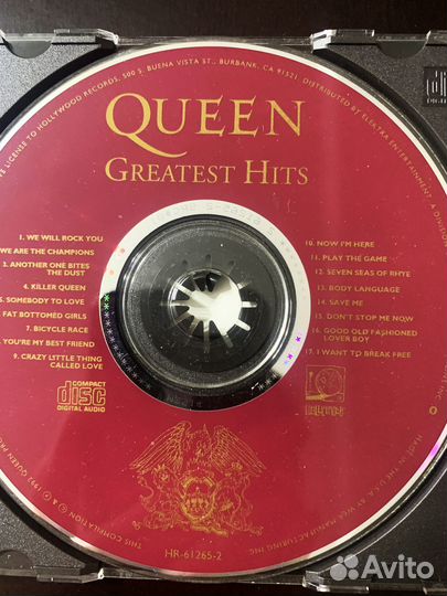 Queen Greatest Hits CD фирменный