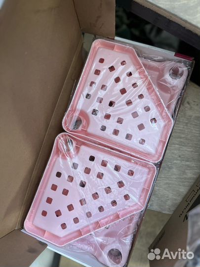 Угловая стойка в душ ванную