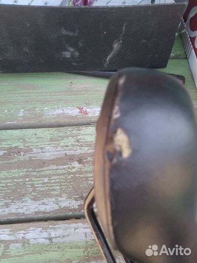 Седло для велосипеда кожаное