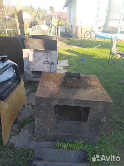 Печка для бани с баком