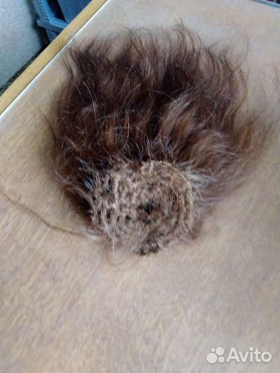 Шиньон из натуральных волос 25см