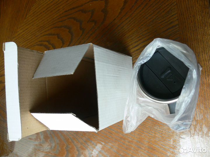 Кружка термос стальная с клапаном